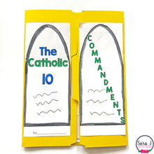 Load image into Gallery viewer, Ten Commandments Catholic Lapbook