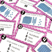 Load image into Gallery viewer, Place Value Base Ten Task Cards