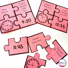 Load image into Gallery viewer, Telling Time to the Five Minute Centers