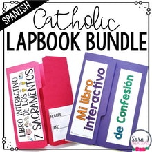 Load image into Gallery viewer, Catholic Lapbook SPANISH Bundle
