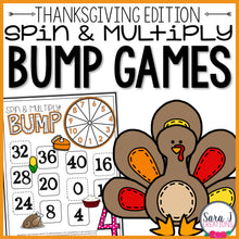 Load image into Gallery viewer, Thanksgiving Multiplication Bump Games