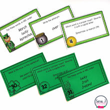 Load image into Gallery viewer, St. Patrick's Day ELA Task Cards