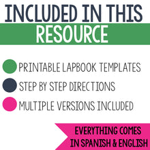 Load image into Gallery viewer, Lent Lapbook BUNDLE Spanish English Catholic