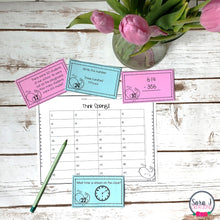 Load image into Gallery viewer, Spring Math Task Cards