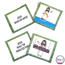 Load image into Gallery viewer, Miracles of Jesus Matching Card Game