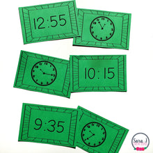 Load image into Gallery viewer, Telling Time to the Five Minute Centers