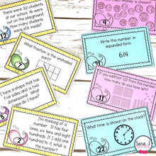 Load image into Gallery viewer, Spring Math Task Cards
