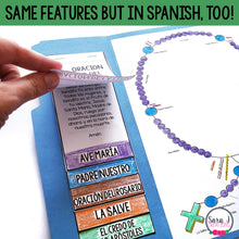 Load image into Gallery viewer, Rosary Lapbook BUNDLE English Spanish Catholic