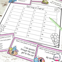 Load image into Gallery viewer, Spring ELA Task Cards