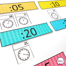 Load image into Gallery viewer, Telling Time to the Five Minute Centers