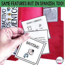 Load image into Gallery viewer, 7 Sacraments Lapbook Bundle Spanish and English