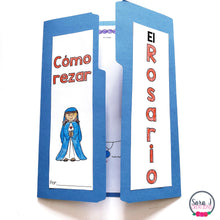 Load image into Gallery viewer, Rosary Lapbook Catholic Spanish Version