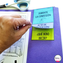 Load image into Gallery viewer, Confession Lapbook BUNDLE Spanish English Reconciliation
