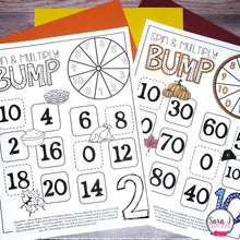 Load image into Gallery viewer, Thanksgiving Multiplication Bump Games