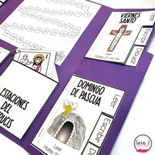 Load image into Gallery viewer, Lent Lapbook BUNDLE Spanish English Catholic