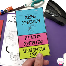 Load image into Gallery viewer, Confession Lapbook BUNDLE Spanish English Reconciliation