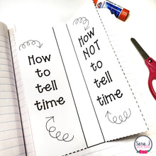 Load image into Gallery viewer, Telling Time to the Five Minute Centers