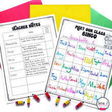 Load image into Gallery viewer, Get to Know You Activities for Back to School