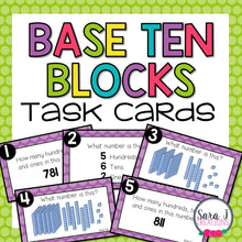 Load image into Gallery viewer, Place Value Base Ten Task Cards
