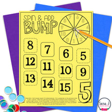 Load image into Gallery viewer, Addition Facts to 20 BUMP Games