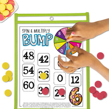 Load image into Gallery viewer, Multiplication Math Fact Bump Games