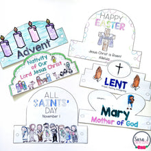 Load image into Gallery viewer, Catholic Crowns for Saints, Liturgical Living, Feast Days