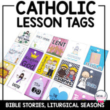Load image into Gallery viewer, Catholic Lessons Tags