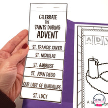 Load image into Gallery viewer, Advent Lapbook Bundle Catholic Spanish English