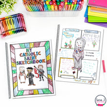 Load image into Gallery viewer, Catholic Saints Sketchbook (Coloring Book for Big Kids)