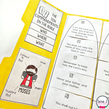 Load image into Gallery viewer, Ten Commandments Catholic Lapbook