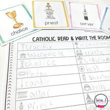 Load image into Gallery viewer, Catholic Read and Write the Room - Objects Parts of Mass