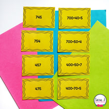 Load image into Gallery viewer, Expanded Form Place Value Matching Cards