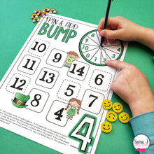 Load image into Gallery viewer, St. Patrick's Day BUMP Math Games Addition Fact Fluency