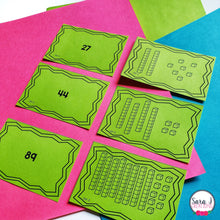 Load image into Gallery viewer, Base Ten Matching Cards Place Value