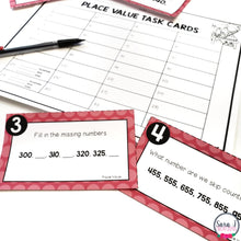 Load image into Gallery viewer, Place Value Overview to 1000 Task Cards