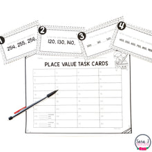 Load image into Gallery viewer, Place Value Overview to 1000 Task Cards