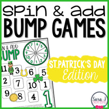 Load image into Gallery viewer, St. Patrick's Day BUMP Math Games Addition Fact Fluency