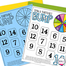 Load image into Gallery viewer, Subtraction within 20 Math Facts Bump Game