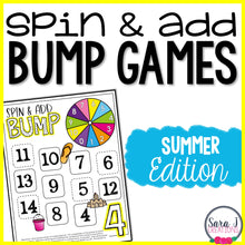 Load image into Gallery viewer, Summer Addition Games Fact Fluency Practice