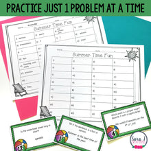 Load image into Gallery viewer, Summer ELA 2nd Grade Task Cards
