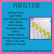 Load image into Gallery viewer, Summer Maze Editable Sight Word Games for Beach Day