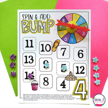 Load image into Gallery viewer, Summer Addition Games Fact Fluency Practice