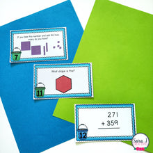 Load image into Gallery viewer, Summer Math Task Cards 2nd Grade