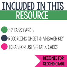 Load image into Gallery viewer, Summer Math Task Cards 2nd Grade