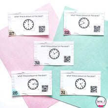Load image into Gallery viewer, Telling Time to the 5 Minutes Task Cards
