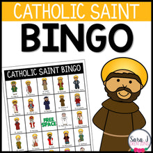 Load image into Gallery viewer, Catholic Saints Bingo