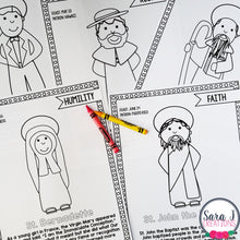 Load image into Gallery viewer, Catholic Saints Coloring Book