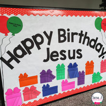 Load image into Gallery viewer, Christmas Bulletin Board Happy Birthday Jesus