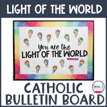 Load image into Gallery viewer, Light of the World Catholic Bulletin Board