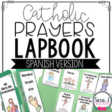 Load image into Gallery viewer, Catholic Prayers Lapbook SPANISH VERSION
